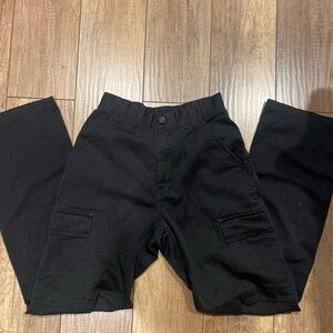 Brandy Melville Black Straight Leg Cargo Pants